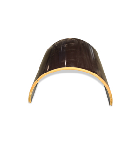 Exhaust air pipe half VC-30 D920-1000 brown